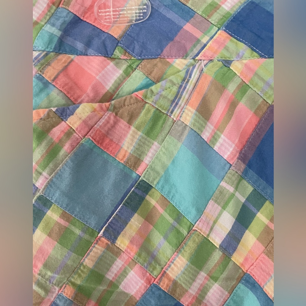 Lady Hagen Patchwork/Pastel Plaid Skort Sz 6 - Picture 2 of 13